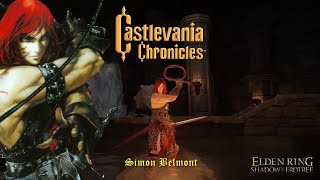 Elden Ring Castlevania Shadow of the Erdtree  Simon Belmont Build Castlevania Chronicles [upl. by Sheline939]