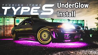 Type S UnderGlow Exterior LED Install smart lighting kit under glow [upl. by Gaeta]