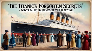 The Titanics Forgotten Secrets What Really Happened Before It Set Sail [upl. by Osnofedli]