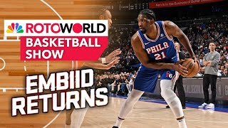 Joel Embiid Returns Jokic vs Wemby fireworks  Rotoworld Basketball Show FULL SHOW [upl. by Emmeline]