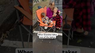 Grandmas always take care of the fine details grandma grandparents babyshorts cutebabies cute [upl. by Cinom]