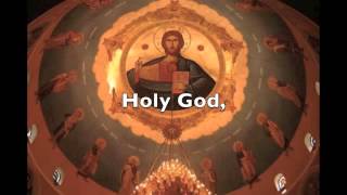 Trisagion Hymn Byzantine Tone 3 Arabic Greek English [upl. by Hamburger]