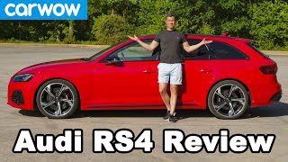 New Audi RS4 2020 indepth review  see how quick it really is [upl. by Adoc154]