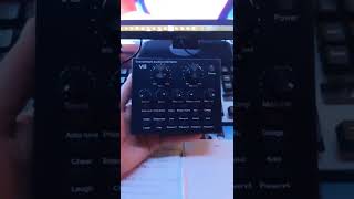 live stream audio interface v8 sound card [upl. by Yanel822]