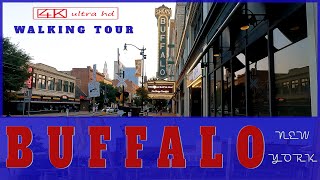 Buffalo NY 4K Walking Tour 2022 [upl. by Iruahs760]