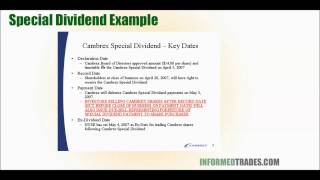 Understanding Dividend Capture Strategies Trading Around Dividend Dates [upl. by Garv]