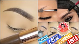 CEJAS PERFECTAS PASO A PASO PRINCIPIANTES  como hacer cejas con lápiz [upl. by Norah]