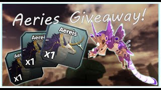 Ended Aeries Giveaway  Updates  Creatures of Sonaria [upl. by Close]