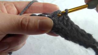 Stitch Scene Double Crochet Decrease double crochet 2 stitches together dc2tog [upl. by Rennug]