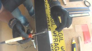 Advanced how to repair the ski snowboard base [upl. by Lilias]