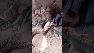 Cutting Wooden Rings on Wood Lathe  Manufacturing Movements shorts [upl. by Mccurdy809]