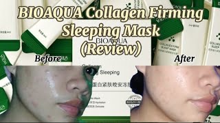 Collagen Firming Sleeping Mask Review [upl. by Relyhcs]