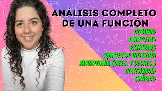 ANALISIS COMPLETO DE UNA FUNCIÓN ‐ ¡Hasta el gráfico  Claseconmaca [upl. by Eleda498]