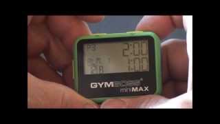 Gymboss miniMAX Navigation and Setup Tips [upl. by Yemarej]