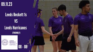 Leeds Beckett 1s VS Leeds Hurricanes [upl. by Luckin]