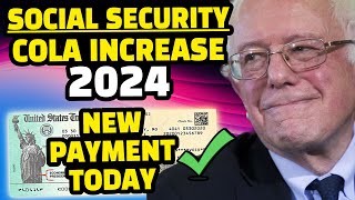 Social Security News 2024 Cola Increase SSI SSDI Estimate Social Security Benefits [upl. by Adrell]