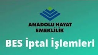 Bes iptali Nasıl yapılır Anadolu Hayat emeklilik Para çekme işlemi işbankasıAkbank bes iptali [upl. by Lisa863]