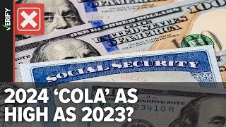 Social Security COLA 2024 How much benefits could increase [upl. by Elkraps]