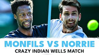 CRAZY Gael Monfils vs Cameron Norrie Match  Indian Wells 2024 Highlights [upl. by Onaicram]