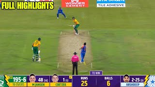 INDvs SA 3rd T20 Last Over highlights  INDIA vs SOUTH AFRICA Last over full highlights 3rd T20 [upl. by Isacco]