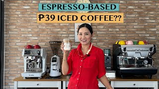 REVIEW ₱39 ICED COFFEE CARAMEL RECIPE USING ESPRESSO  IS IT PROFITABLE Philippines Exclusive [upl. by Skillern]