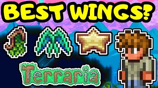 BEST AND EASIEST WINGS Terraria Wings Guide Best Wing Progression Guide for Terraria Journeys End [upl. by Eussoj587]