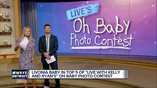 Metro Detroit baby makes Top 5 Lives Oh Baby Photo Contest [upl. by Pernick]