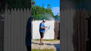 Pretreating with a foam cannon satisfyingpressurewashing foamcannon [upl. by Selway]