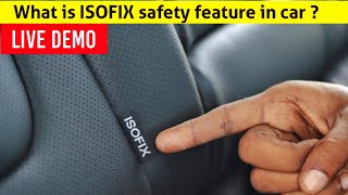 Isofix car seat  What is ISOFIX safety feature in car  Why it is needed  Live demo  Birla [upl. by Merrick117]