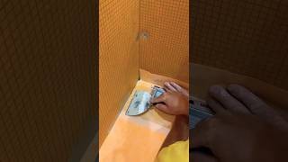 Easy CURBLESS entry shower Part 2 schlutersystems shower gotitcoach [upl. by Alleyne]