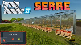 Farming Simulator 22 GUIDA SULLE SERRE FRAGOLE LATTUGA E POMODORI [upl. by Tteirrah]