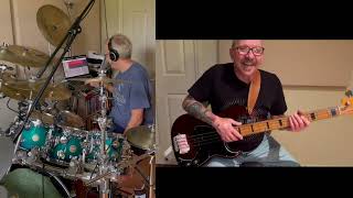 Heard it Through the Grapevine Gladys Knight Bass and Drum cover [upl. by Hyacinth]