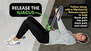 Iliacus Muscle Release  Self Myofascial Release [upl. by Paige]