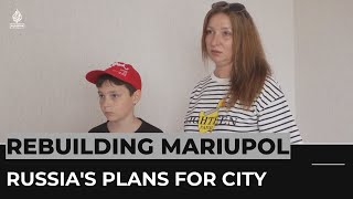 Rebuilding Mariupol Russias plans for city meet scepticism [upl. by Nealy]