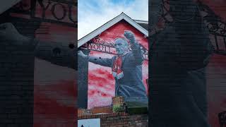 Amazing Bill Shankly mural Anfield [upl. by Yromem]