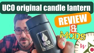 camping candle lamp review plus improvements and modifications to the UCO candle lantern [upl. by Elayne]