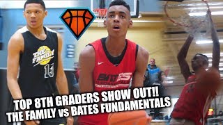 TOP 8TH GRADERS Emoni Bates amp Ty Rodgers COMPETE  The Family 15u vs 2022 Bates Fundamentals [upl. by Kcid164]