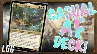 A Casual AF Helga Skittish Seer  Live Deck Tech  MTG Bloomburrow Commander EDH [upl. by Alcine]