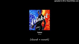 ezhel  felaket slowed  reverb [upl. by Deehan]