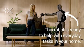 Introducing the 1X NEO Beta humanoid robot [upl. by Iam]