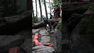 Crans Montana World Cup Course Crash  Very Technical Rock Garden [upl. by Nolubez]