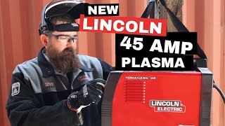 Lincoln Tomahawk 45 Plasma Cutter Review and Demo [upl. by Sibell]