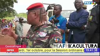 CENTRAFRIQUE LANCEMENT OFFICIEL DU QUITTANCE SÉCURISÉES [upl. by Arihsat]