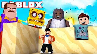 BUILDING A SAND CASTLE FORT TO SURVIVE  Roblox Gameplay [upl. by Anitsim]