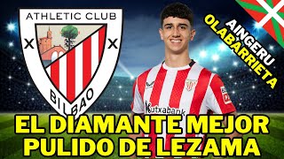 ❤️🤍 LLEGÓ A LEZAMA CON 10 AÑOS Y YA HIZO REALIDAD SU SUEÑO ASÍ JUEGA AINGERU OLABARRIETA 🦁 [upl. by Fairman]