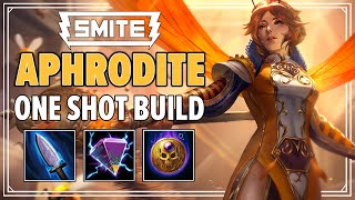 THIS APHRO BUILD ONE SHOTS  Smite Aphrodite Mid Gameplay [upl. by Nwahsal185]