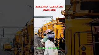 Ballast cleaning Machine in Indian Railway railway railway machines engineering [upl. by Faline77]