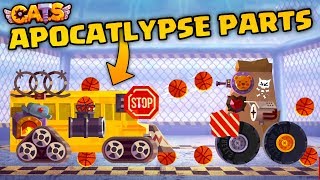 CATS NEW APOCATLYPSE PARTS GAMEPLAY  BASKETBALL CANNON  Crash Arena Turbo Stars [upl. by Ettore]