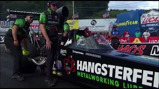 Top Alcohol Dragster Final 39th annual Pep Boys NHRA Nationals Angelle Sampey V Mike Coughlin [upl. by Hodess]