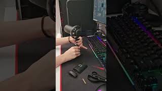 Unboxing Microfone Rgb Condensador Usb Gamer Lives Mt1060r Tomate [upl. by Navonod]